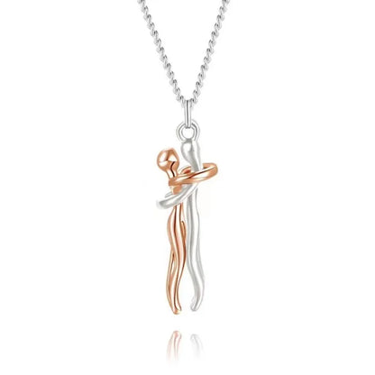 Trendy Fit Hug Pendant Necklace