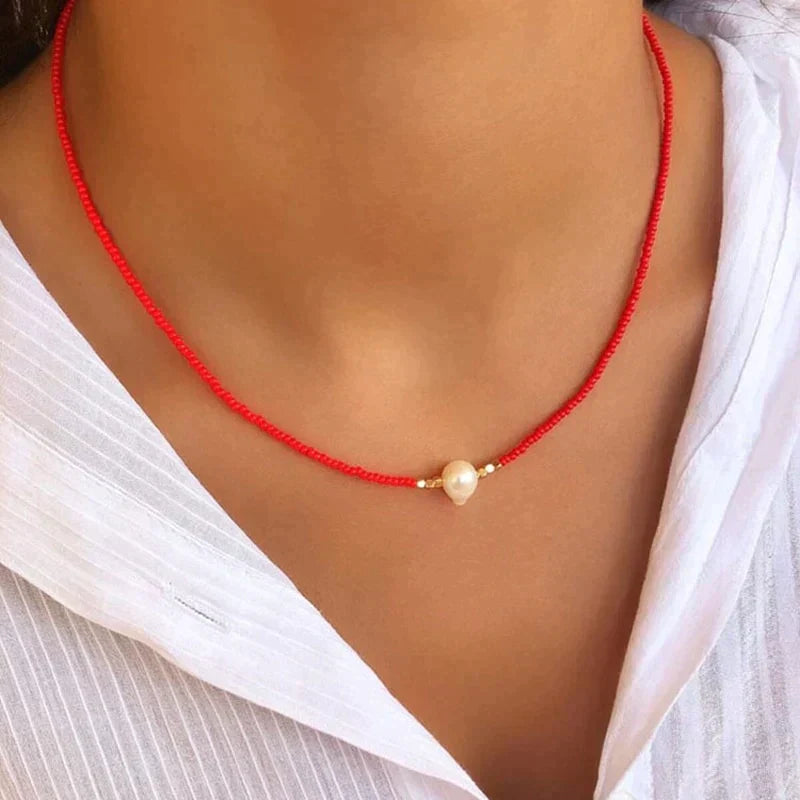 Classic White Pearl Drop Necklace Beautiful Jewelry
