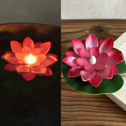 Floating Flower Pond Light with LED Sensor - Halri
