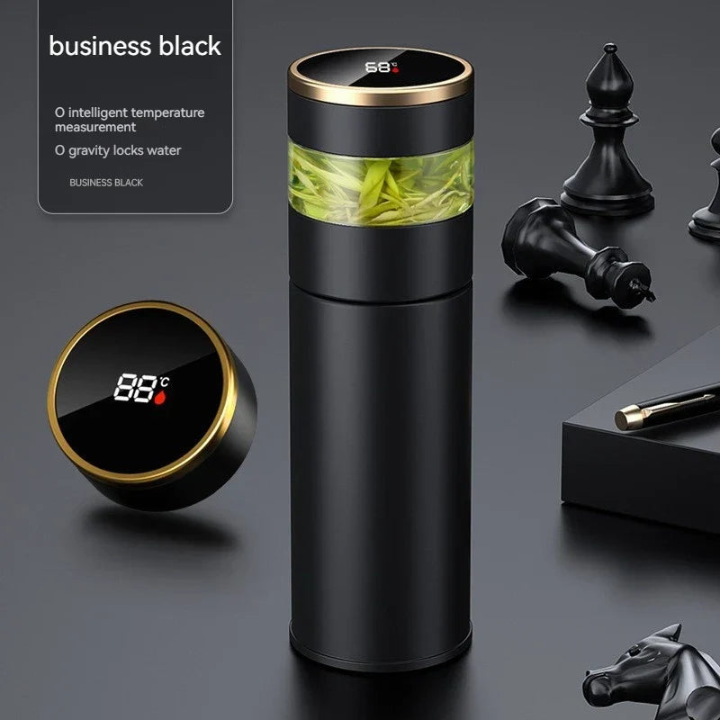 Insulated Water Bottle with LED Temp Display