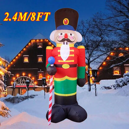Giant LED Santa Outdoor Christmas Decor