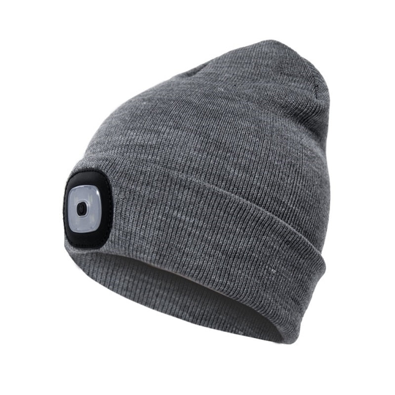 Warm Bright LED Sports Beanie Hat