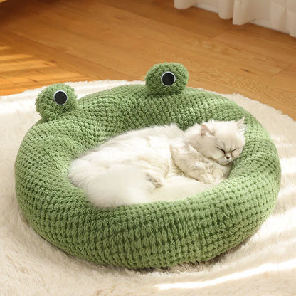 Cozy Pet Hideaway Plush Frog House - Halri