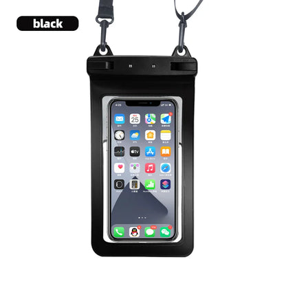 Waterproof Phone Pouch with Clear View and Neck Strap