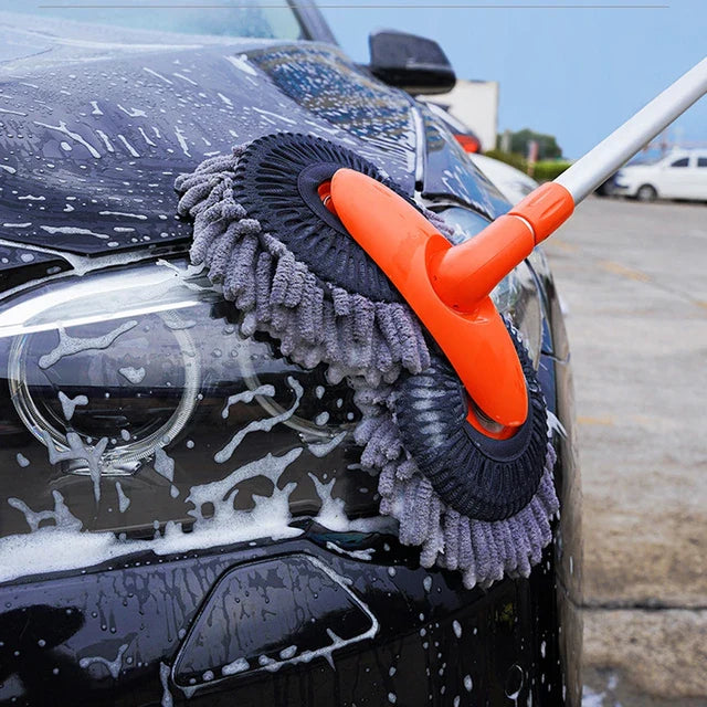 Flexible Dual Head Car Dusting Mop Brush