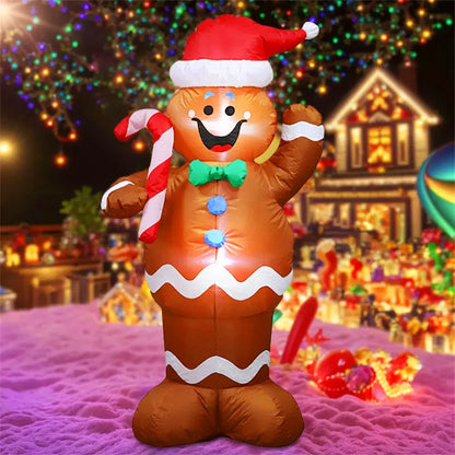 Giant LED Santa Outdoor Christmas Decor