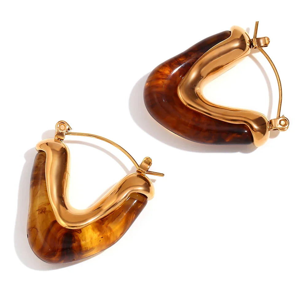 Halri | 18k Elegant Gold Hoop Earrings
