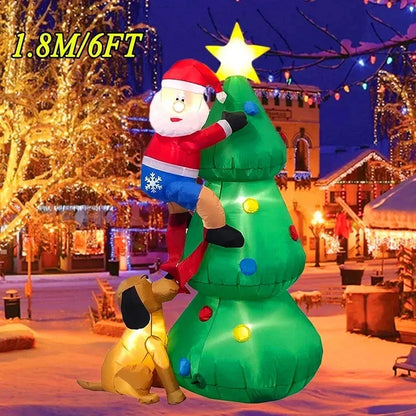 Giant LED Santa Outdoor Christmas Decor