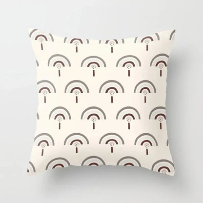 Soft Floral Pillow Cover