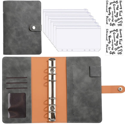 Practical Leather Wallet Planner Notebook Organizer