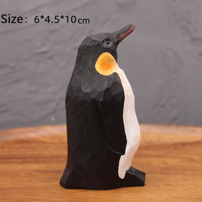 Adorable Handcrafted Wood Pet Animal Figurines