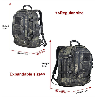 Large Waterproof Hiking Backpack - Durable Outdoor Trekking Bag
