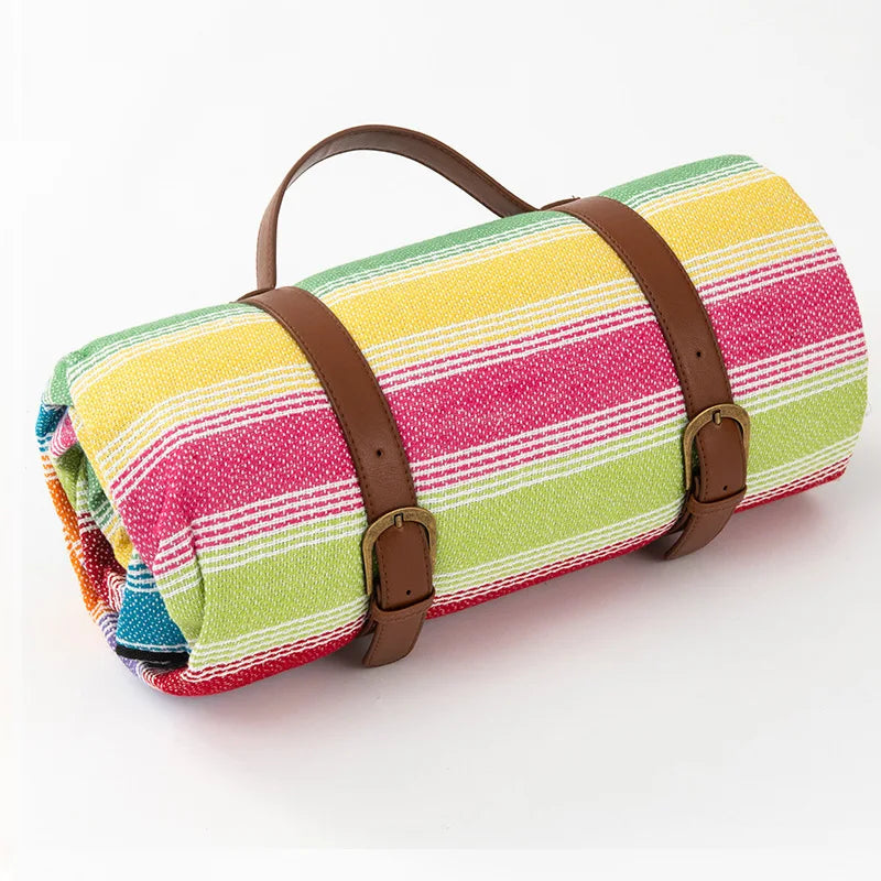 Portable Water Resistant Picnic Mat with Handles