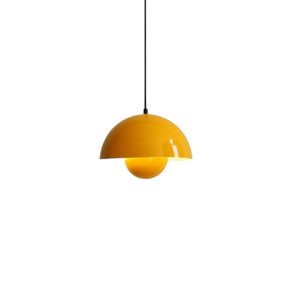 Scandinavian Semicircular Ceiling Light Fixture with Adjustable Cable and Dimmable LED – Modern Multi-Colored Design 11