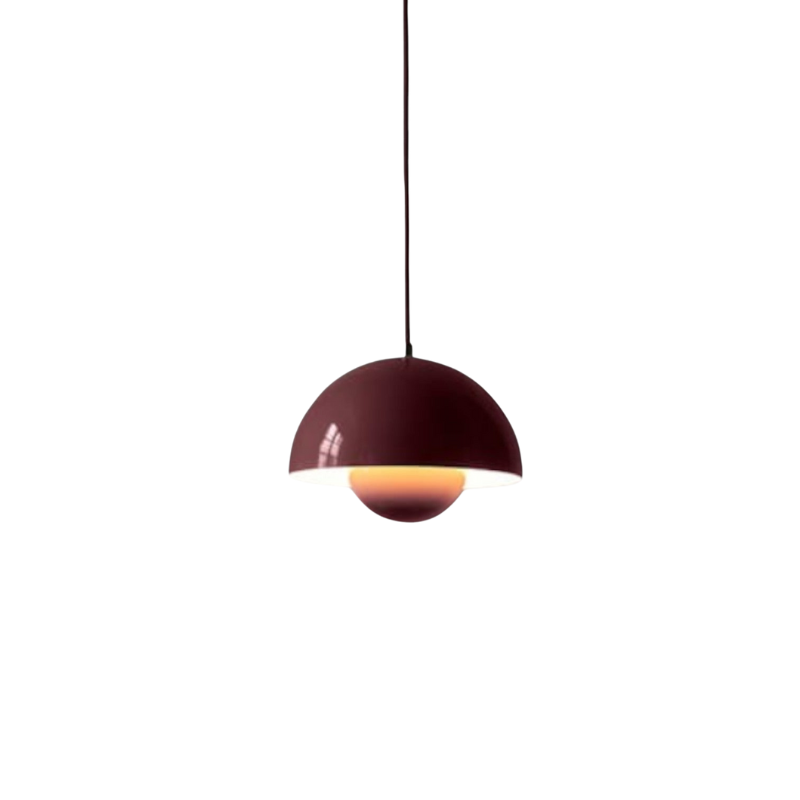 Scandinavian Semicircular Ceiling Light Fixture with Adjustable Cable and Dimmable LED – Modern Multi-Colored Design 13