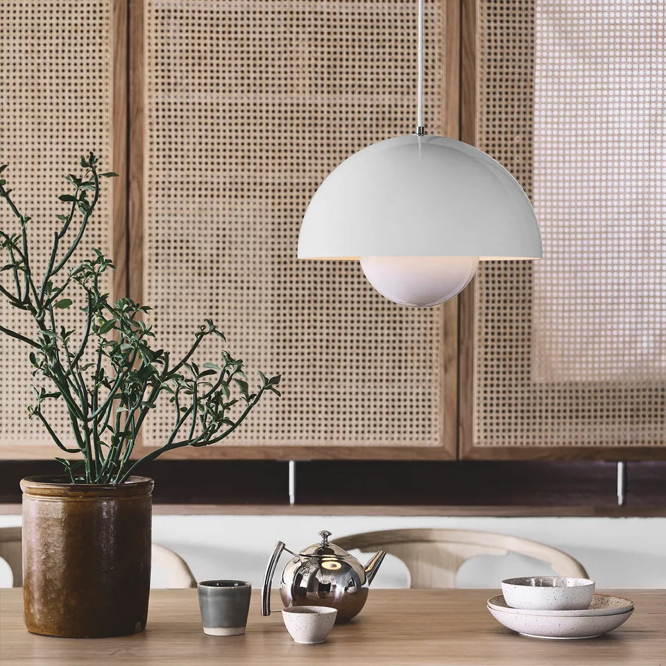 Scandinavian Semicircular Ceiling Light Fixture with Adjustable Cable and Dimmable LED – Modern Multi-Colored Design 3