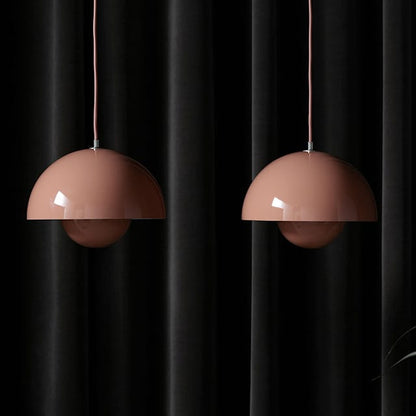 Scandinavian Semicircular Ceiling Light Fixture with Adjustable Cable and Dimmable LED – Modern Multi-Colored Design 8