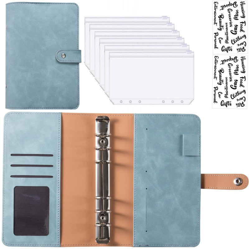 Practical Leather Wallet Planner Notebook Organizer