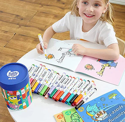 Washable Art Crayons - Mess Free Coloring Sticks - Halri