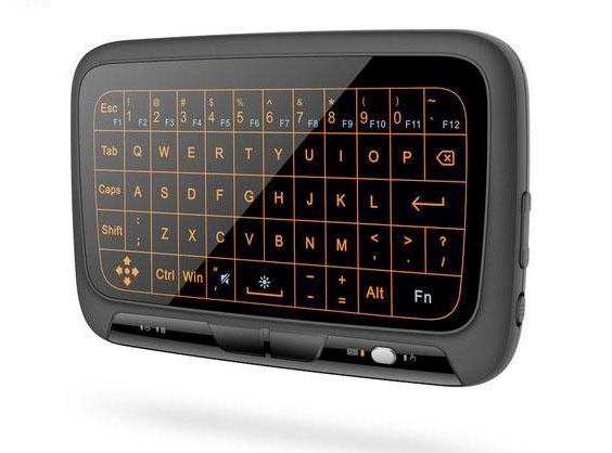 Compact Wireless LED Backlit Keyboard with Touchpad - Halri