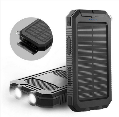 High Capacity Solar Powered Waterproof Battery Pack