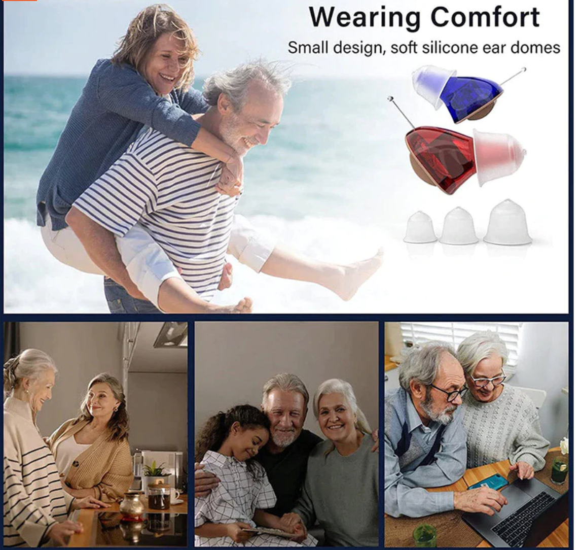 Discreet Digital Hearing Aid Set - Halri