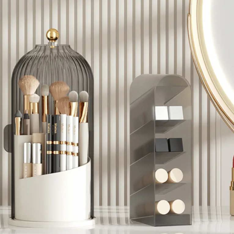 Premium Acrylic Makeup Storage with 360 Spin