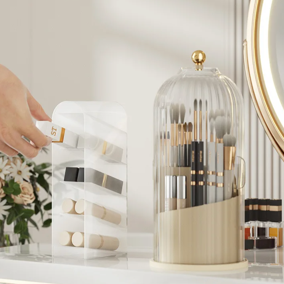 Premium Acrylic Makeup Storage with 360 Spin