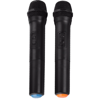Compact VHF Wireless Mics with ReceiverPortable Microphone System - Halri