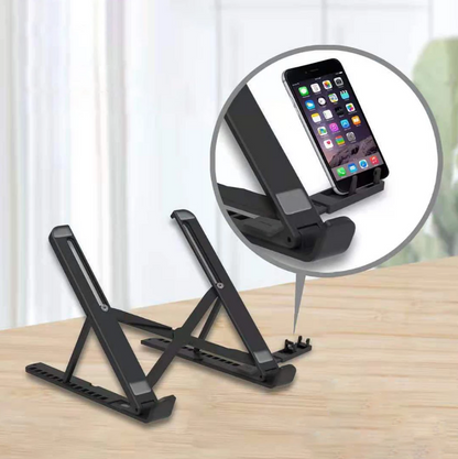 Portable Laptop Desk Stand with Phone Holder - Halri