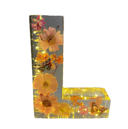 Customizable Floral LED Table Lamp