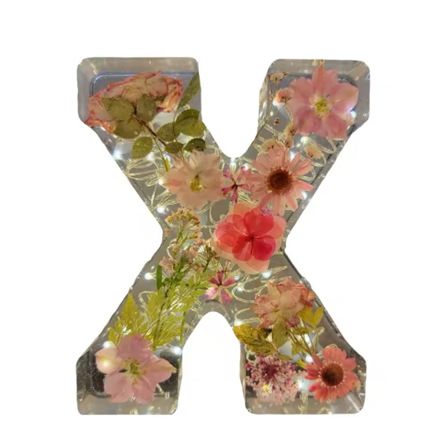 Customizable Floral LED Table Lamp