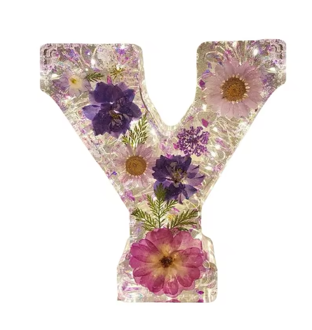Customizable Floral LED Table Lamp