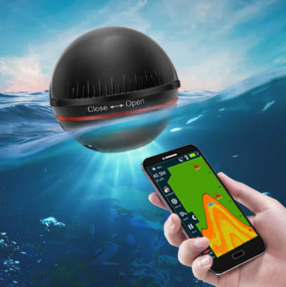 Compact Ice Fishing Sonar 160ft Depth Finder - Halri