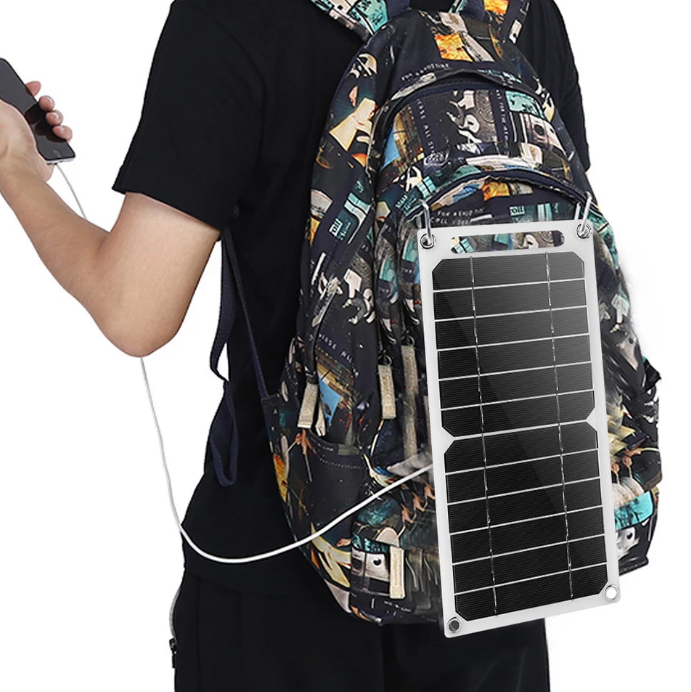 Compact Outdoor Solar Power Bank Charger 5V USB - Halri