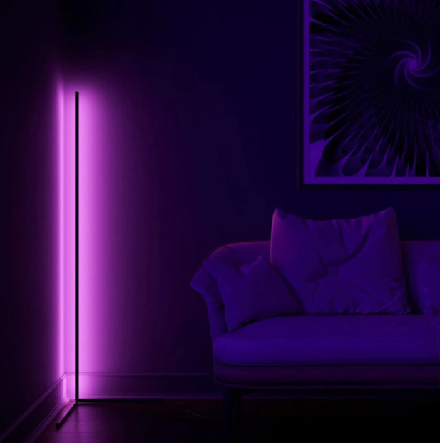 Tall LED Standing Lamp Color Changing Living Room Light - Halri