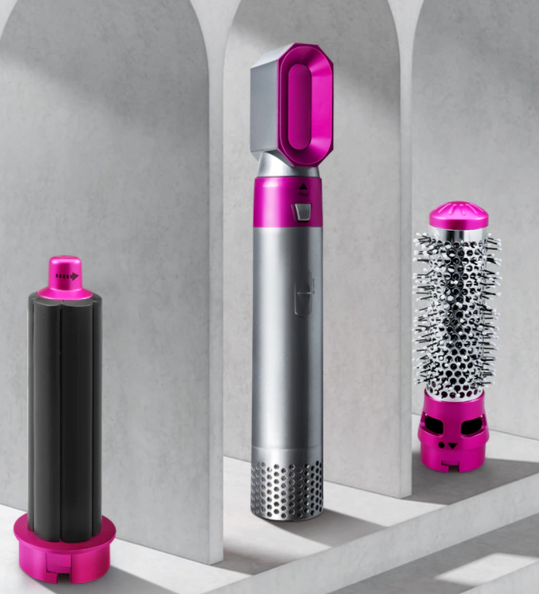 5 in 1 Ceramic Hair Curler Dryer Brush Set