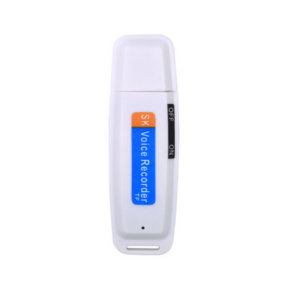 Compact Digital Voice Recorder 8-32GB USB Rechargeable