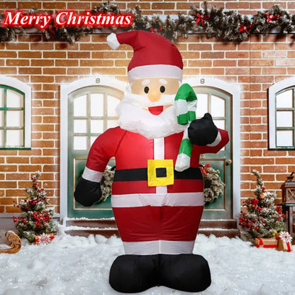 Fun Outdoor Santa Inflatable Christmas Decor - Halri