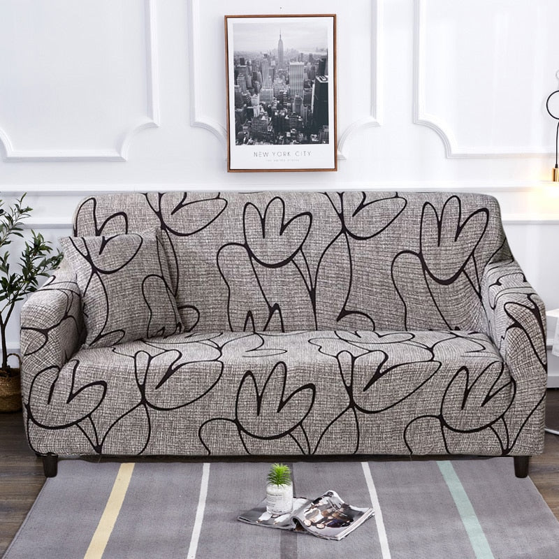 Stylish Slip Resistant Stretch Sofa Protector