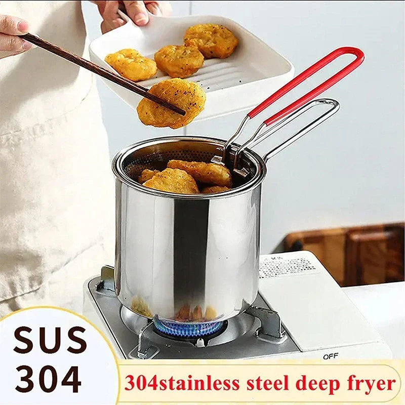 Heavy Duty Stainless Steel Fryer Pot