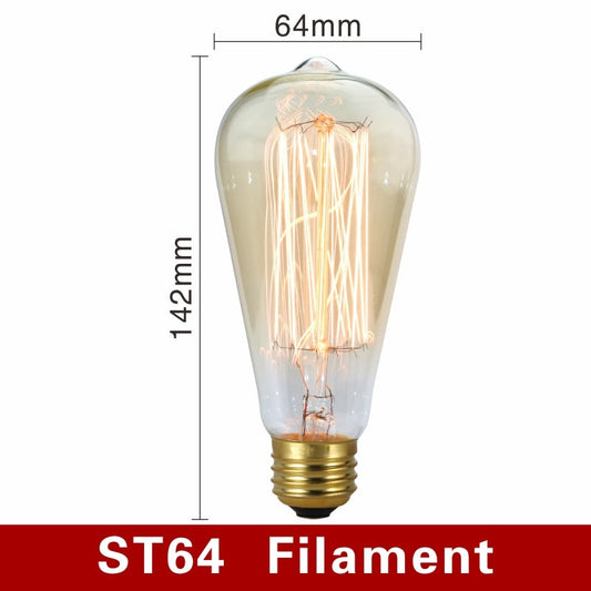 Retro Style Edison Bulbs - Halri