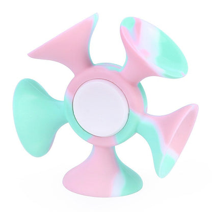 Relaxing Silicone Fidget Hand Spinner Toy