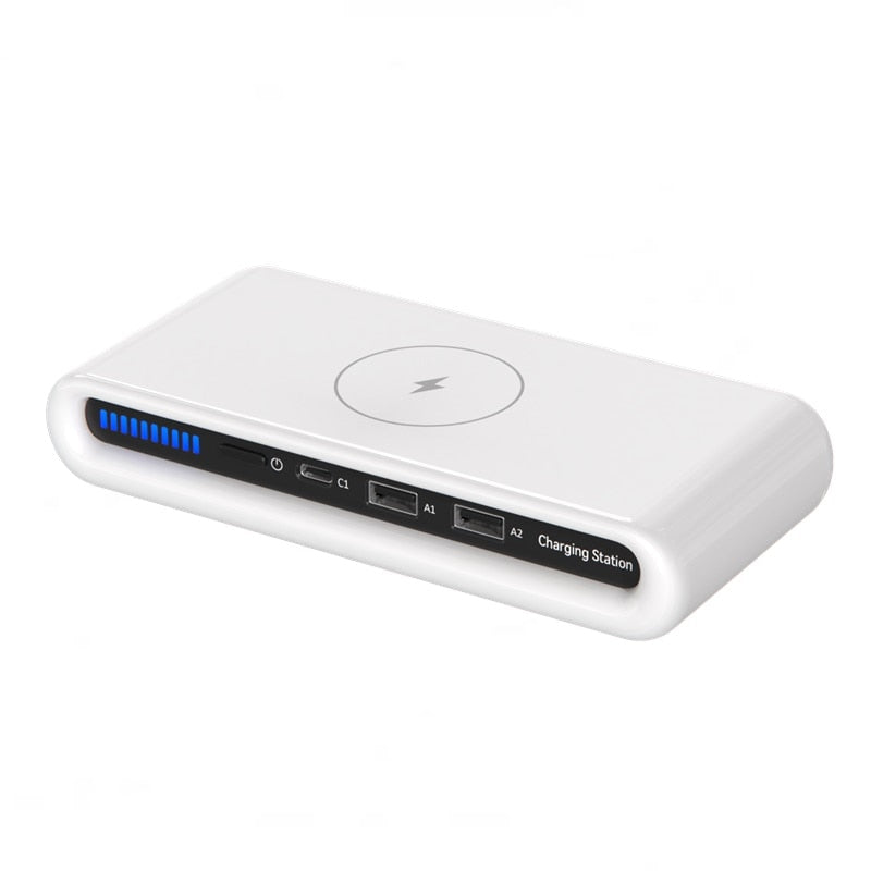 Compact 4 in 1 Wireless Charger Dock - Halri