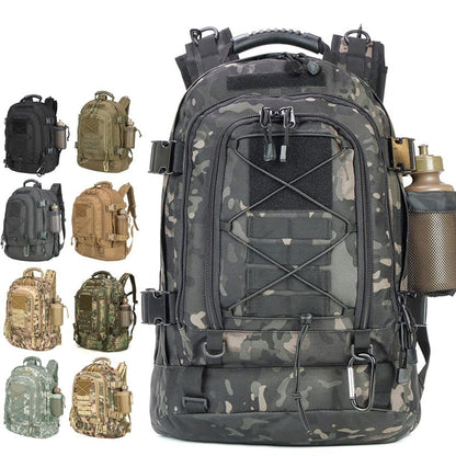 Large Waterproof Hiking Backpack - Durable Outdoor Trekking Bag - Halri