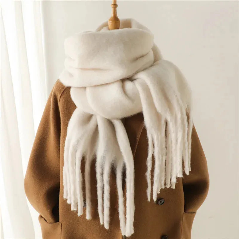 Cozy Solid Color Halri Throw Blanket