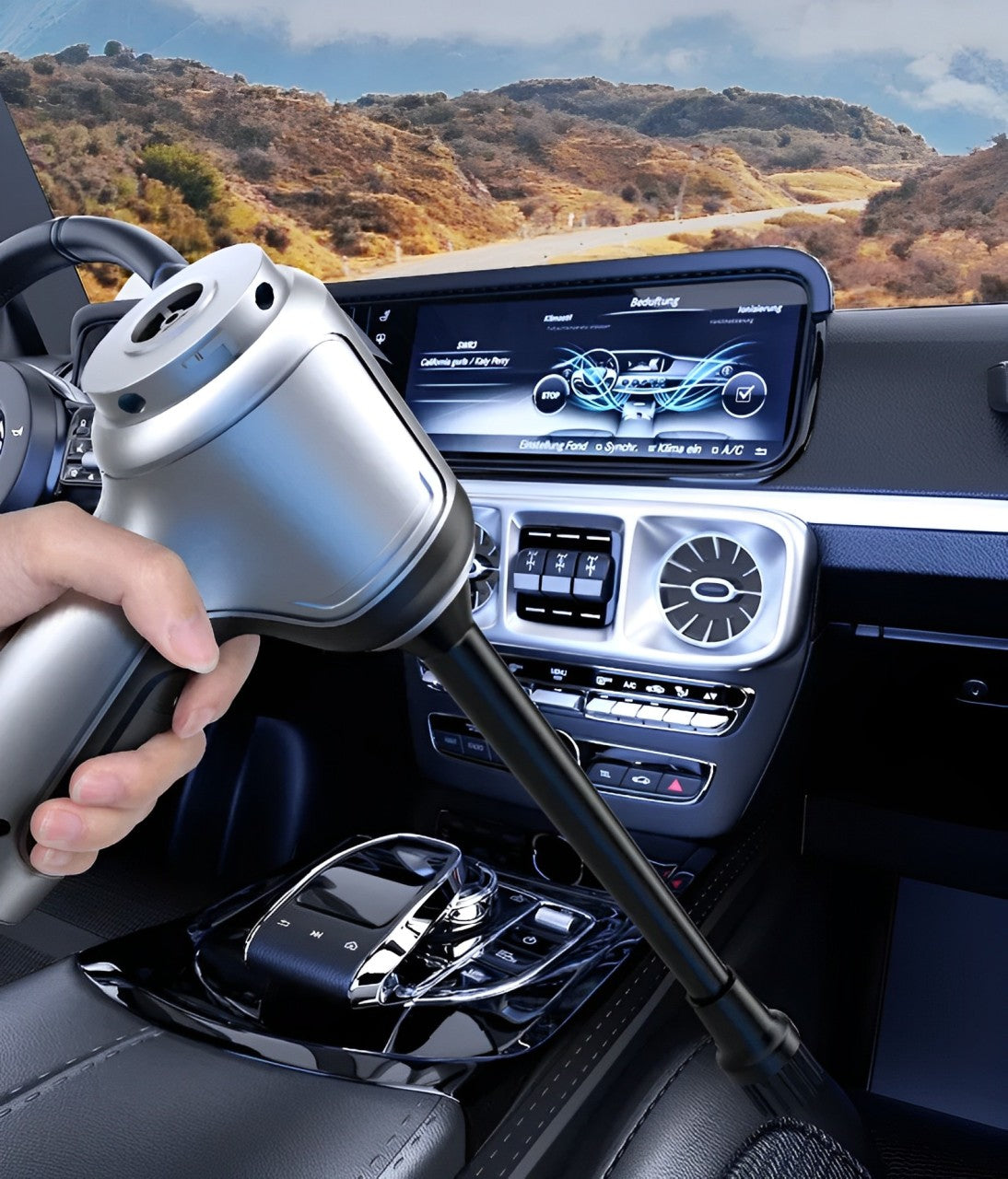 Compact Rechargeable Car Vacuum Cleaner - Portable Handheld - Halri