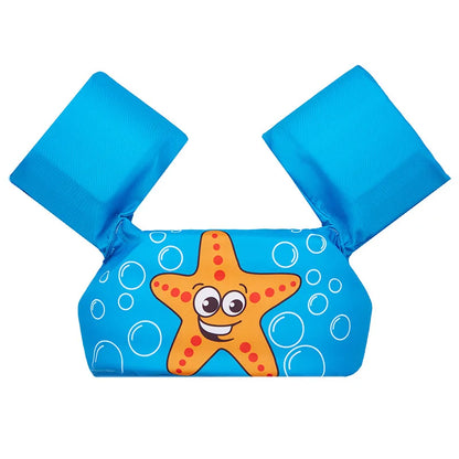 Kids Floatie Swim Vest with Arm Floats Adjustable Strap