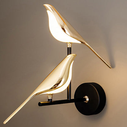 Simple White Bird Wall Light - Halri