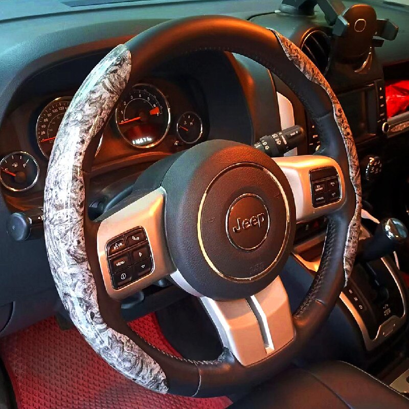 GripMaster | Anti-Slip Wooden Car Steering Wheel Cover - Halri